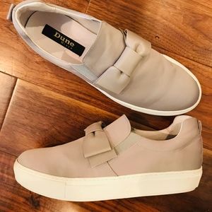 DUNE London, Platform Sneaker with bow.